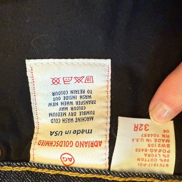 Ag Adriano Goldschmied Blue Bootcut Jeans Vintage Wash - Picture 6 of 6